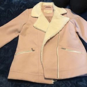 PINK SIZE 14 MICHAEL KORS JACKET COAT NEW NO TAGS